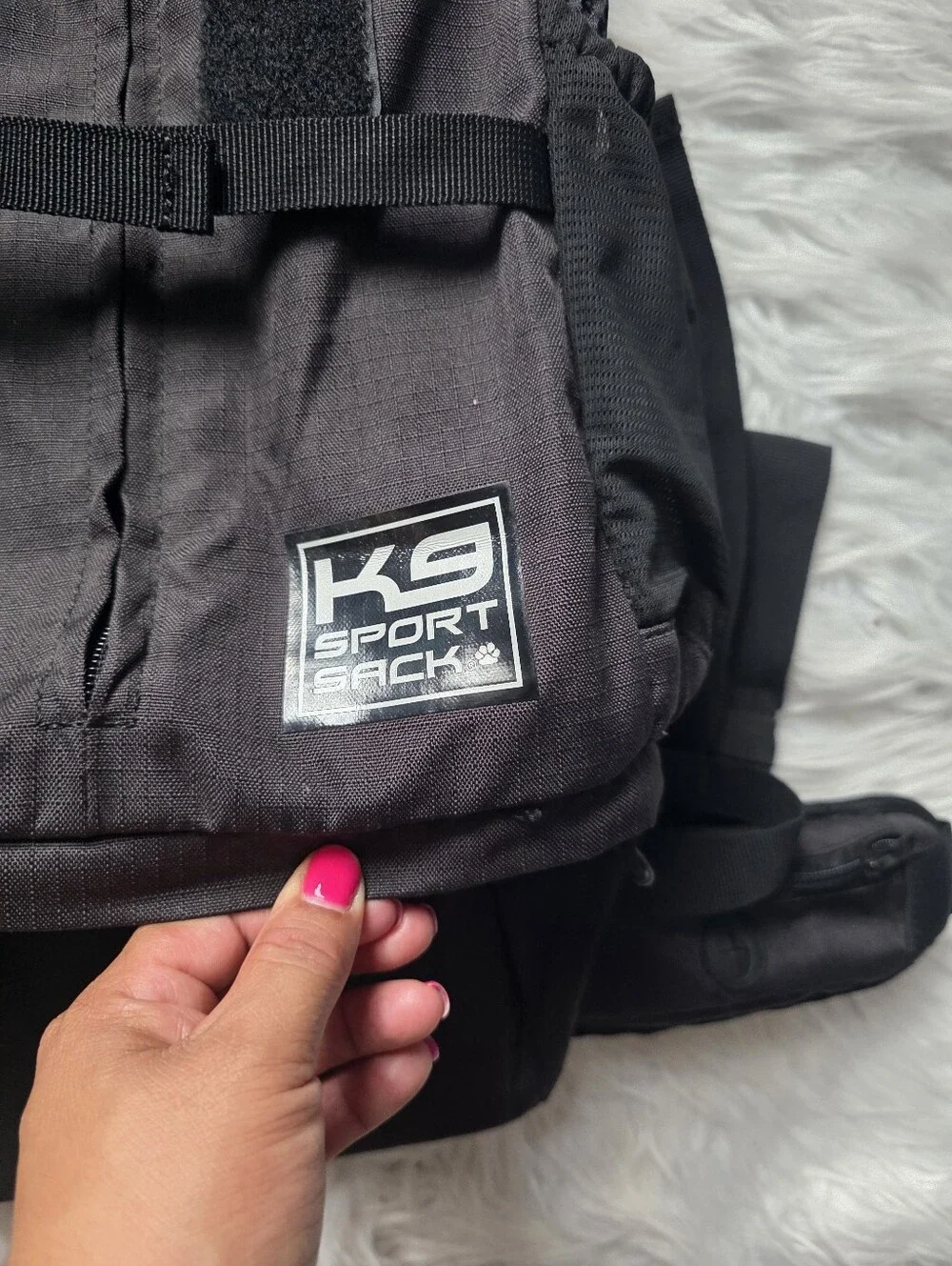K9 Sport Sack Black Hands-Free Dog Carrier Backpack